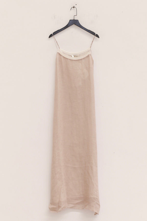 SWAYING 25 Spring/Summer Suspender Long Skirt SW-SW25SS2L07C1-HT Gray Camel